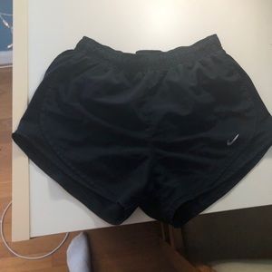 black nike shorts